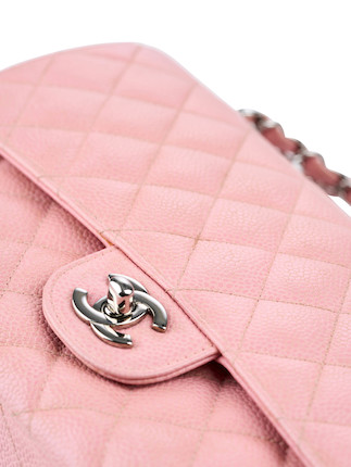pink chanel vintage bag