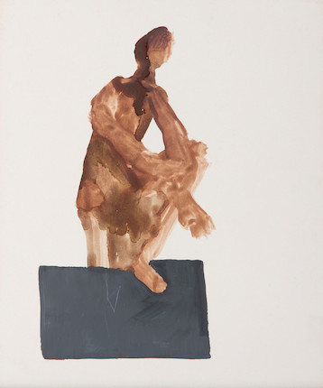 Sidney Nolan (1917-1992) Greek Figure, 1955-56 Please note that this work is not framed image 1