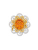 Thumbnail of KATIQUES CITRINE, WHITE SAPPHIRE AND DIAMOND 'SUNFLOWER' RING image 1