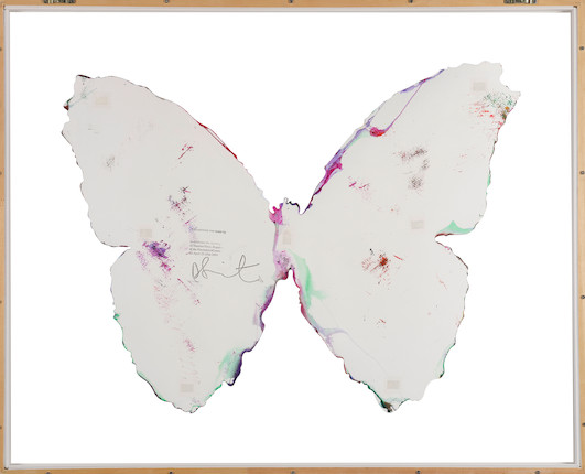 Damien Hirst (B. 1965) Untitled (Butterfly Spin Painting) image 2