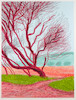 Thumbnail of David Hockney (B. 1937) The Arrival of Spring in Woldgate, East Yorkshire in 2011 (twenty eleven)-18 March image 1