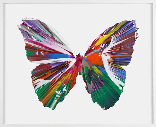 Damien Hirst (B. 1965) Untitled (Butterfly Spin Painting) image 1