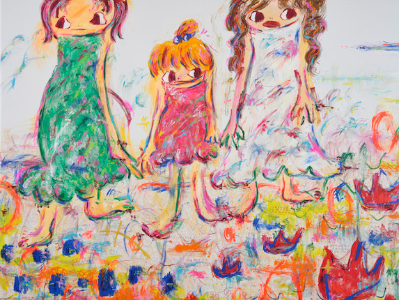 Ayako Rokkaku (B. 1982) Untitled, acrylic on canvas, 260 x 350 cm image 2