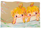 Thumbnail of Ayako Rokkaku (B. 1982) Untitled, acrylic on cardboard, 66 x 97.5 cm image 1