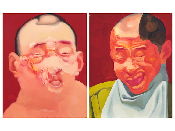 Yang Shaobin (B. 1963) Police Series No. 36 & 56 (Two Works) image 1