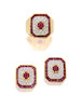 Thumbnail of RUBY AND DIAMOND RING AND EARRINGS (2) image 1