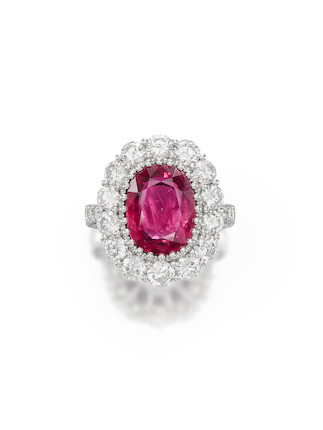 RUBY AND DIAMOND RING image 1