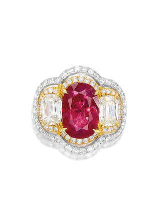RUBY AND DIAMOND RING image 1
