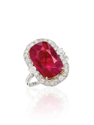 IMPORTANT RUBY AND DIAMOND RING image 12