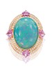 Thumbnail of FEI LIU OPAL, COLOURED SAPPHIRE AND DIAMOND RING image 1