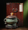 Thumbnail of AN ARCHAIC BRONZE RITUAL FOOD VESSEL, GUI Western Zhou Dynasty image 1