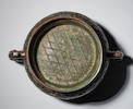 Thumbnail of A RARE GOLD AND SILVER-INLAID BRONZE VESSEL, GUI  Song/Ming Dynasty image 2