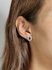 Thumbnail of PAIR OF RUBY AND DIAMOND EARSTUDS image 2