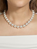Thumbnail of CULTURED PEARL AND DIAMOND NECKLACE image 2
