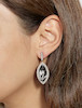 Thumbnail of CLAUDIA MA PAIR OF BLACK DIAMOND, CULTURED SEED PEARL AND DIAMOND PENDENT EARRINGS image 2