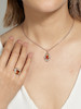 Thumbnail of YELLOW SAPPHIRE AND DIAMOND RING AND PENDANT SET (2) image 2