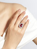 Thumbnail of IMPORTANT RUBY AND DIAMOND RING image 3