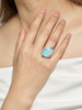 Thumbnail of FEI LIU OPAL, COLOURED SAPPHIRE AND DIAMOND RING image 2