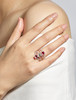 Thumbnail of FANCY LIGHT BROWNISH YELLOW DIAMOND, PINK SAPPHIRE AND DIAMOND RING image 2
