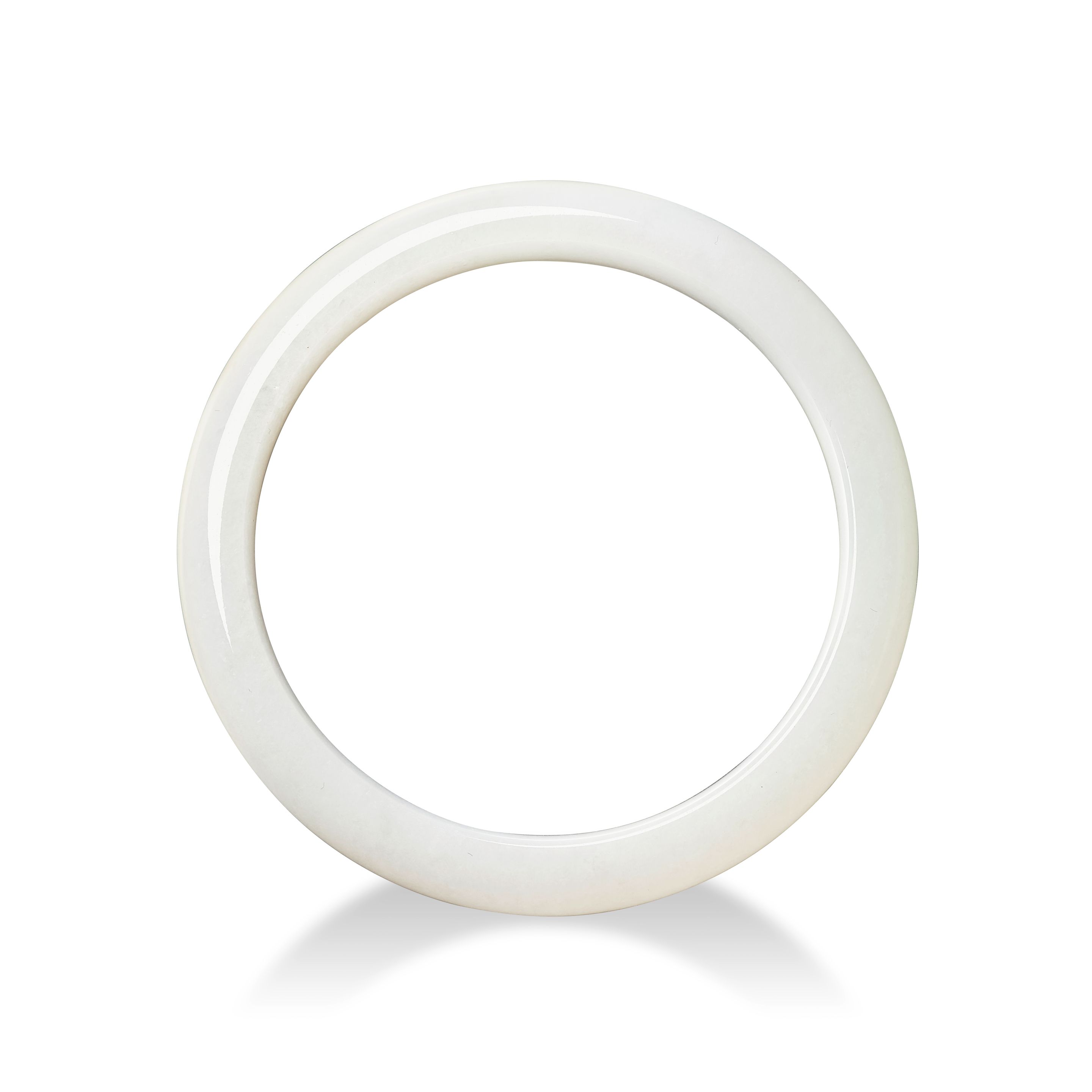 WHITE JADEITE BANGLE