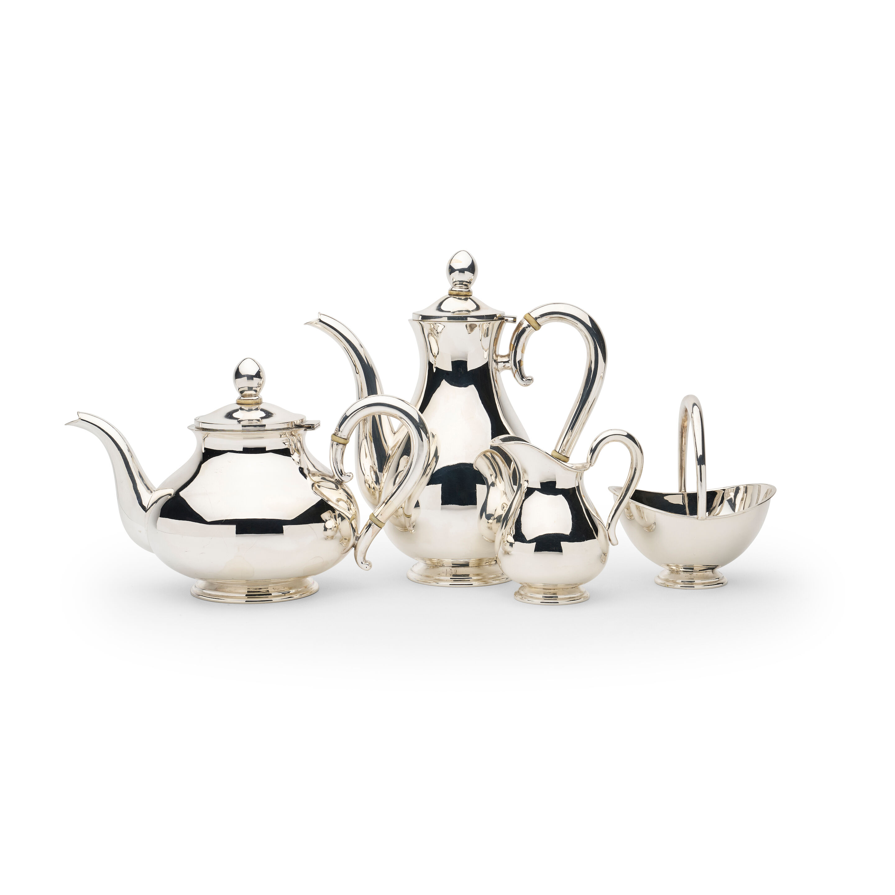 A Wai Kee Hong Kong sterling silver tea and coffee service