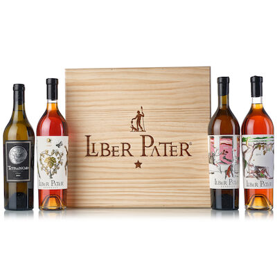 Liber Pater White Collection Case (4x 750ml) | Exclusive Experience (for 2 Guests) Liber Pater Blanc, 2010 (1 ) Liber Pater Blanc Liquoreux, 2007 (1 ) Liber Pater Blanc Liquoreux, 2011 (1 ) Tetradrachm, 2021 (1 )