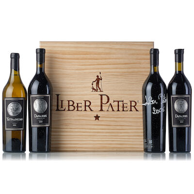 Liber Pater and Denarius Collection Case (4x 750ml) | Exclusive Experience (for 2 Guests) Liber Pater, 2006 (1 ) Denarius, 2019 (1 ) Denarius, 2020 (1 ) Tetradrachm, 2021 (1 )